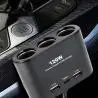 Otros,Adaptador Splitter Hub De Encendedor De Auto + Puerto Usb - Cable 120w