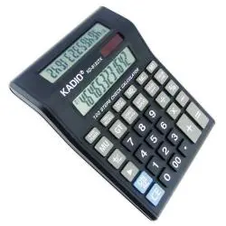 Calculadoras,Calculadora Doble Pantalla Lcd A Pila Comercio Negocio Colegio - Kadio 8122