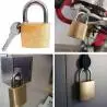 Candados,Candado A Llave 25mm Metal Maleta Casillero Equipaje Locker