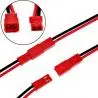 Otros,3X Cable Conector JST Macho Hembra 2 Pin Tira Led Bateria