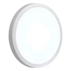 Ampolletas,Foco Luz Led Fria Redondo 25w Panel Sobrepuesto Megabrigth