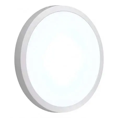 Ampolletas,Foco Luz Led Fria Redondo 25w Panel Sobrepuesto Megabrigth