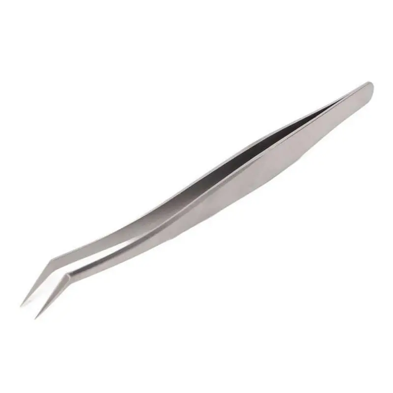 Otros,Pinza Curva Precision Punta Fina Acero Inoxidabe Herramienta