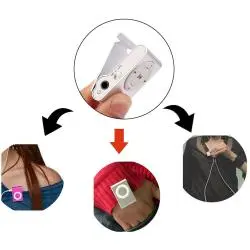 Parlante Portátil,Reproductor Mp3 Recargable Usb Portatil Clip Musica Colores