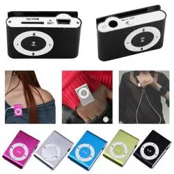 Parlante Portátil,Reproductor Mp3 Recargable Usb Portatil Clip Musica Colores