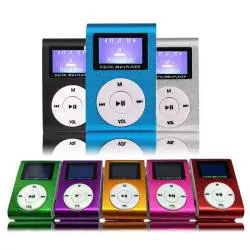 Parlante Portátil,Reproductor Mp3 Recargable Usb Portatil Clip Pantalla Led