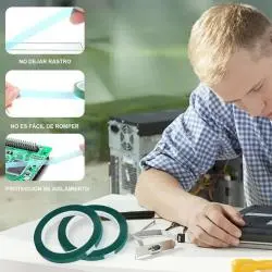 Otros,Cinta Termica Adhesiva Kapton Sublimacion Taza Polera Electronica - Verde