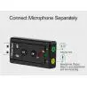 Adaptadores de Audio,Tarjeta De Sonido Adaptador Externo Usb Microfono Pc