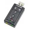 Adaptadores de Audio,Tarjeta De Sonido Adaptador Externo Usb Microfono Pc