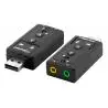 Adaptadores de Audio,Tarjeta De Sonido Adaptador Externo Usb Microfono Pc