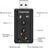 Adaptadores de Audio,Tarjeta De Sonido Adaptador Externo Usb Microfono Pc