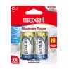 Pilas y Baterias,2x Pack Pilas Tipo C Alcalina Maxell LR14 Estufa Linterna