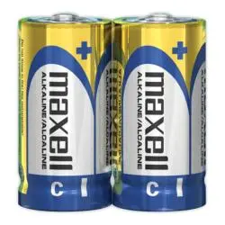 Pilas y Baterias,2x Pack Pilas Tipo C Alcalina Maxell LR14 Estufa Linterna