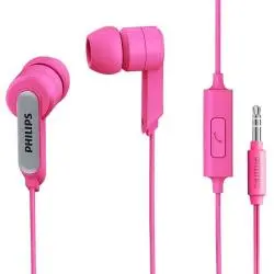 Audífonos y Manos Libres,Audifonos Manos Libre Rosado Plug 3.5MM Celular Microfono - SHE1405