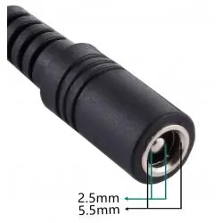 Cables de Poder,Conector Poder 5.5mm Armar Camara CCTV Tira Led Jack Power