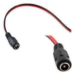 Cables de Poder,Conector Poder 5.5mm Armar Camara CCTV Tira Led Jack Power