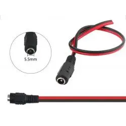 Cables de Poder,Conector Poder 5.5mm Armar Camara CCTV Tira Led Jack Power