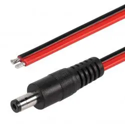 Cables de Poder,Cable Conector Poder 5.5mm Armar Camara CCTV Tira Led Jack