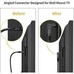 Adaptadores y Cables,Copla Adaptador Para Hdmi Angulo 90 Cable Pantalla Tv Led Pc Notebook