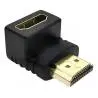 Adaptadores y Cables,Copla Adaptador Para Hdmi Angulo 90 Cable Pantalla Tv Led Pc Notebook