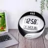 Relojes,Reloj Digital De Pared Y Escritorio Pilas Fecha Temperatura - 3885N