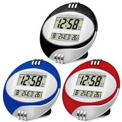 Relojes,Reloj Digital De Pared Y Escritorio Pilas Fecha Temperatura - 3885N