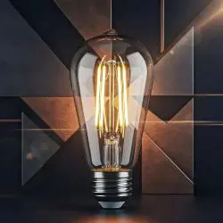 Iluminación de Exterior,Ampolleta Led Retro Vintage Luz Calida E27 Bombillo Decoracion - 6W