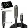 Cables de Datos y Carga,Cable Usb Tipo C Macho Macho Soporte Plegable Carga Cargador - DC422