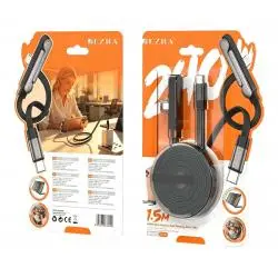 Cables de Datos y Carga,Cable Usb Tipo C Macho Macho Soporte Plegable Carga Cargador - DC422