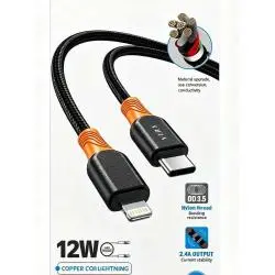 Cables de Datos y Carga,Cable Usb Tipo C Compatible Ipad Iphone Carga Rapida Cordon - DC373 SZRA