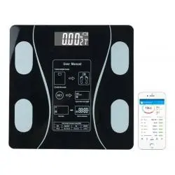 Balanza Digital,Pesa Digital Pantalla Led Balanza Inteligente Bluetooth Baño