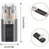 Otros,Conector Electrico Adaptador Empalme Cables Corriente 2 Tomas