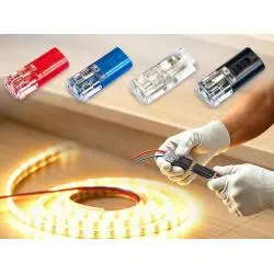 Otros,Conector Electrico Adaptador Empalme Cables Corriente 2 Tomas