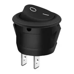 Otros,Interruptor Switch Boton Basculante 2 Pines 3A 6A Redondo