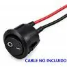 Otros,Interruptor Switch Boton Basculante 2 Pines 3A 6A Redondo