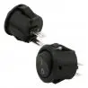 Otros,Interruptor Switch Boton Basculante 2 Pines 3A 6A Redondo