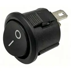 Otros,Interruptor Switch Boton Basculante 2 Pines 3A 6A Redondo