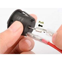 Otros,3X Interruptor Switch Boton Basculante 2 Pines 3A 6A Redondo