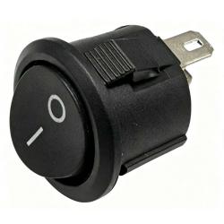 Otros,3X Interruptor Switch Boton Basculante 2 Pines 3A 6A Redondo