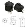 Otros,3X Interruptor Switch Boton Basculante 2 Pines 3A 6A Redondo