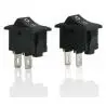 Otros,3X Interruptor Switch on off Boton Basculante 2 Pines 6A 10A