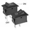 Otros,3X Interruptor Switch on off Boton Basculante 2 Pines 6A 10A