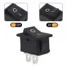 Otros,3X Interruptor Switch on off Boton Basculante 2 Pines 6A 10A