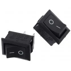 Otros,3X Interruptor Switch on off Boton Basculante 2 Pines 6A 10A