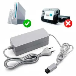 Cargador de Parlantes y Otros,Transformador Fuente Poder Consola Clasica Para Nintendo Wii