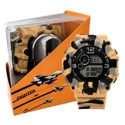 Relojes,Reloj Deportivo De Pulsera Camuflaje Pantalla Led Digital