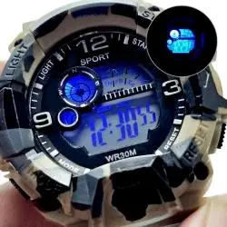 Relojes,Reloj Deportivo De Pulsera Camuflaje Pantalla Led Digital