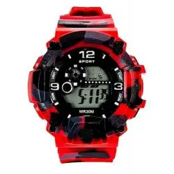 Relojes,Reloj Deportivo De Pulsera Camuflaje Pantalla Led Digital