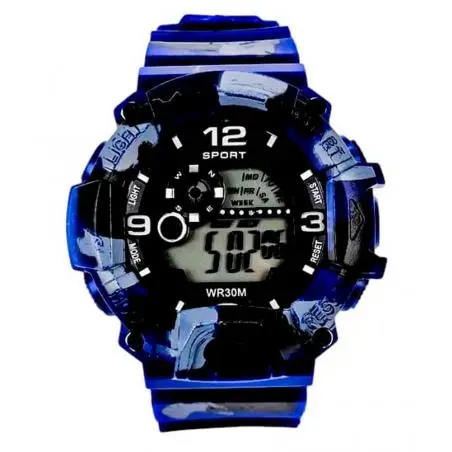 Relojes,Reloj Deportivo De Pulsera Camuflaje Pantalla Led Digital