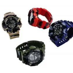 Relojes,Reloj Deportivo De Pulsera Camuflaje Pantalla Led Digital
